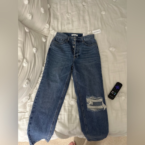 PacSun Ultra High Rise Slim Denim Jeans - Picture 1 of 3